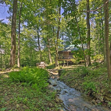 Creekside Cabin With Deck In Pisgah Forest! Barnardsville ภายนอก รูปภาพ