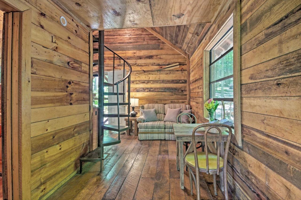 Creekside Cabin With Deck In Pisgah Forest! Barnardsville ภายนอก รูปภาพ