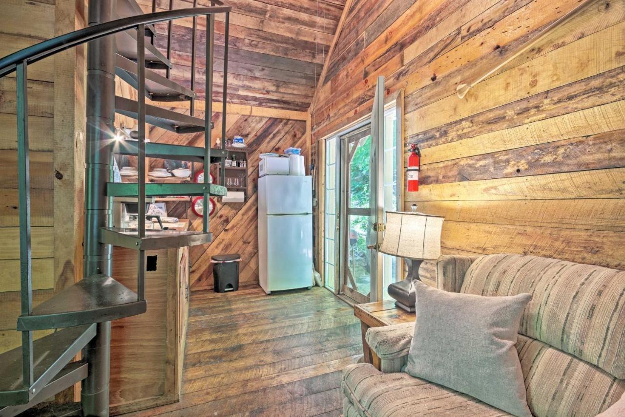 Creekside Cabin With Deck In Pisgah Forest! Barnardsville ภายนอก รูปภาพ