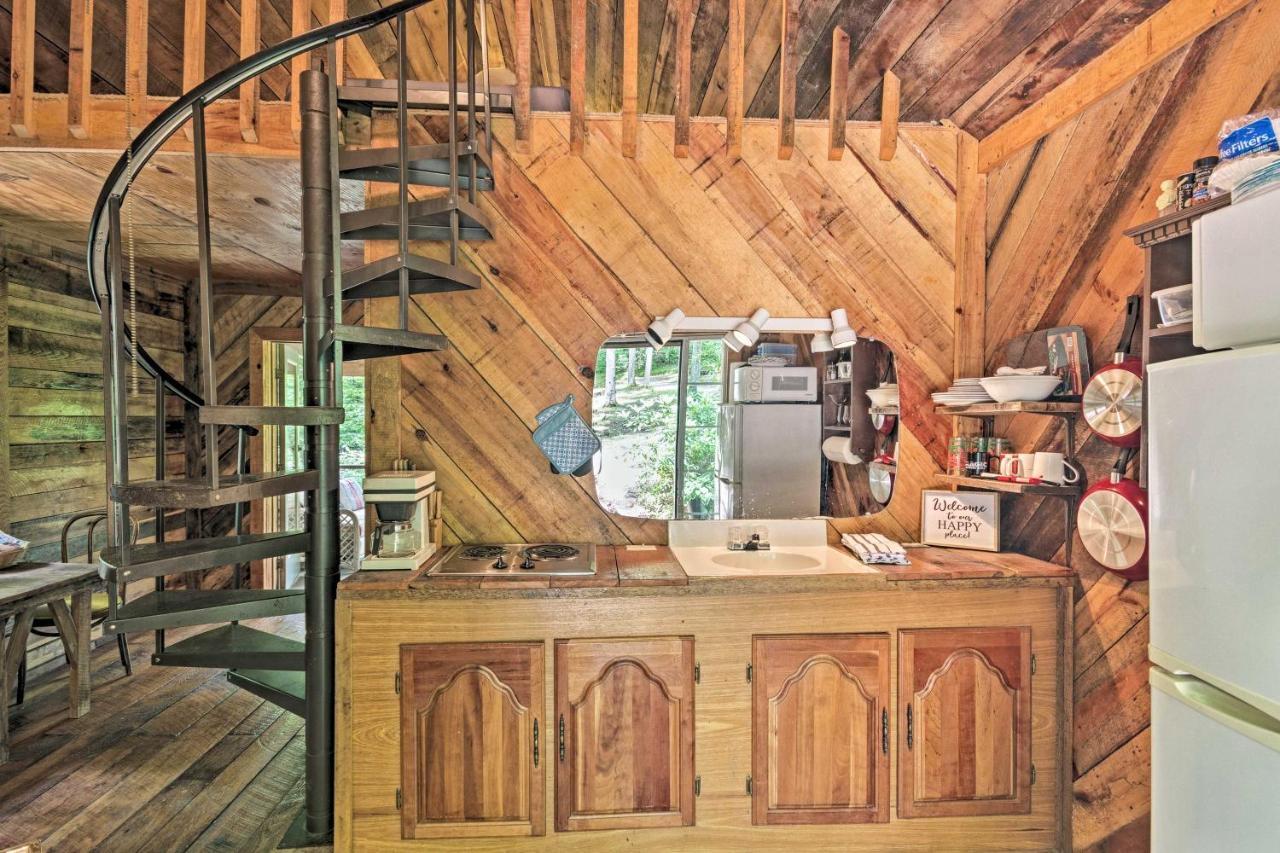 Creekside Cabin With Deck In Pisgah Forest! Barnardsville ภายนอก รูปภาพ