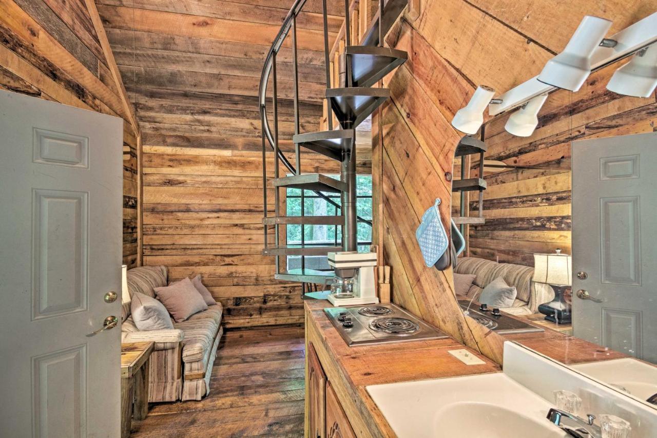 Creekside Cabin With Deck In Pisgah Forest! Barnardsville ภายนอก รูปภาพ
