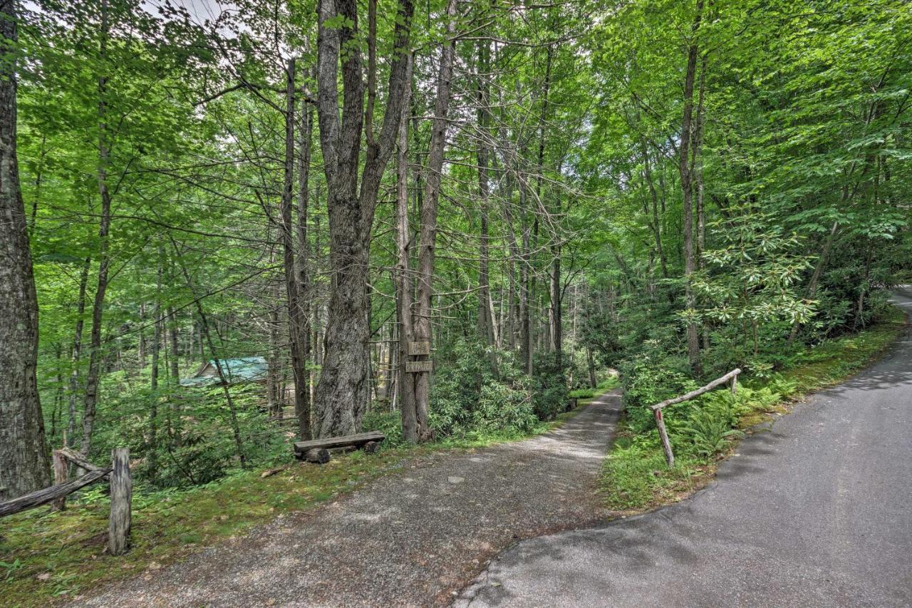 Creekside Cabin With Deck In Pisgah Forest! Barnardsville ภายนอก รูปภาพ