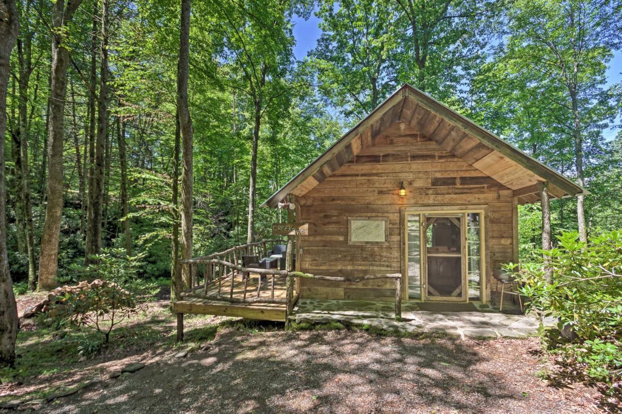 Creekside Cabin With Deck In Pisgah Forest! Barnardsville ภายนอก รูปภาพ